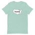 Home - On Map Of America Short-sleeve unisex t-shirt - Mainstream Freedom